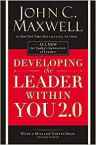 A book cover with the title of developing an leader within you 2. 0